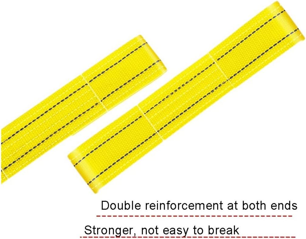 Tow Rope, Car Heavy Duty Recovery Tow Straps 5 Ton 3.8M with 2 Hooks Used for Vehicle Towing, Removing Tree Stumps, Etc, Vehicle Towing Accessories(6m)