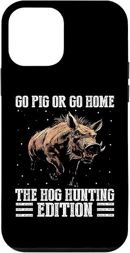 iPhone 12 mini Pig Hunting Quote for Hog Exterminator and Boar Hunting Case