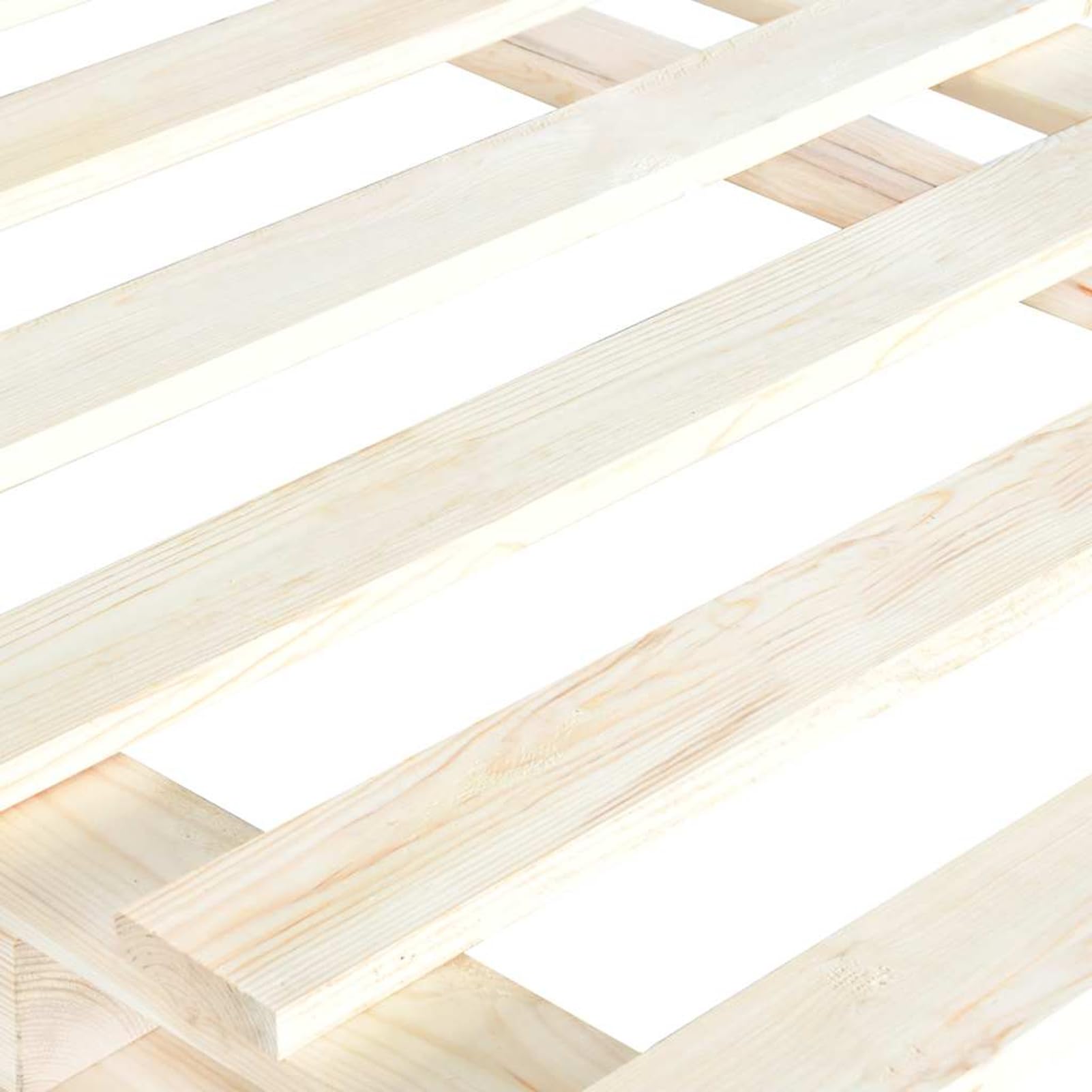 WGYHOME Cama de Madera Maciza 140 x 200 cm con listones resistentes – Madera de pino macizo de 20 mm, Muebles de Dormitorio para Parejas