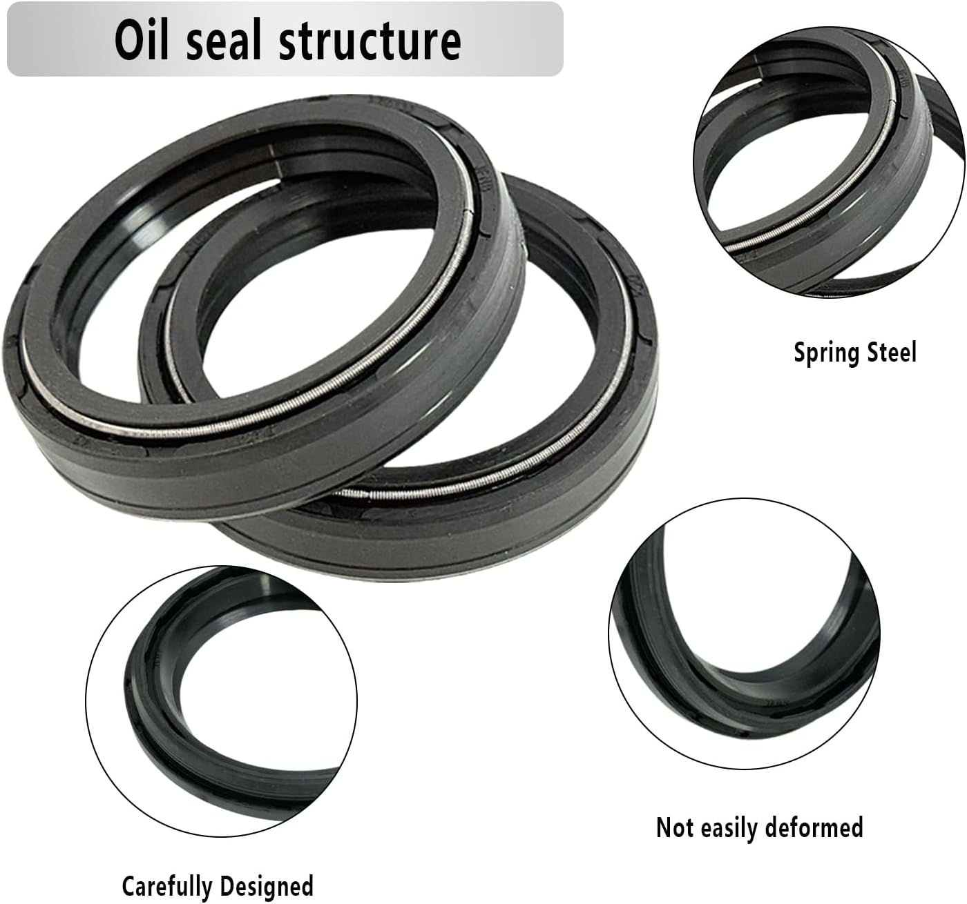 Fork Bushing Seal Rebuild Kit Fit for CR125R CR250R KX125 KX250 KX500 WR250F WR400F WR426F WR450F YZ125 YZ250 YZ250F YZ400F YZ426F YZ450F 7386010