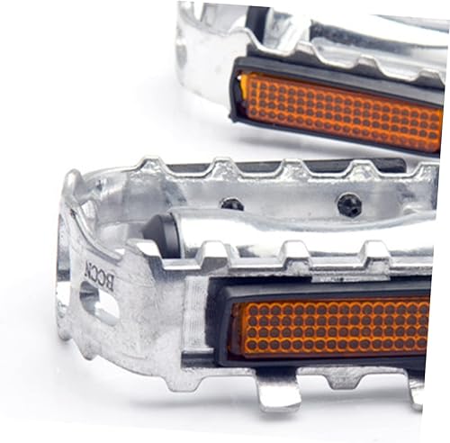 Miniatura 5 de VANZACK 1 par Bling Accesorios Bicicletas para Adultos Negro Cleats Aleación de Aluminio Pedales de Bicicleta