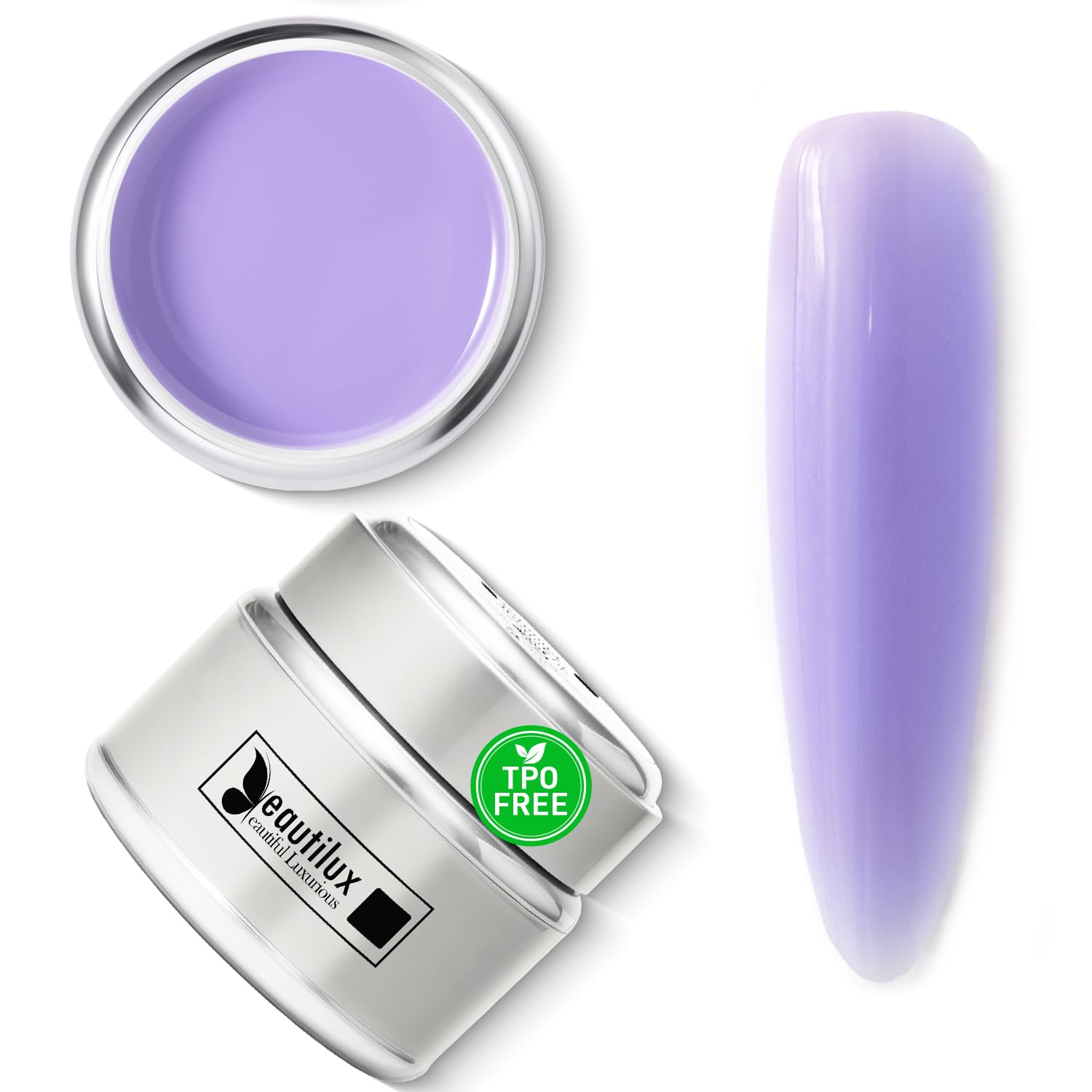 Beautilux Rosa Aufbaugel, 50g Hartgel Aufbaugel für Gelnägel für gelnägel zur Nagelverlängerung und Modellage (BHBN55-18)