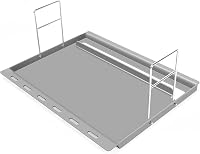 Denmay 58,6 x 44 cm Plancha Grillező Lap Weber Spirit 300 Sorozathoz - Univerzális Vaslemez E310 E320 E330 S310 S320 S330 Modellekhez 1
