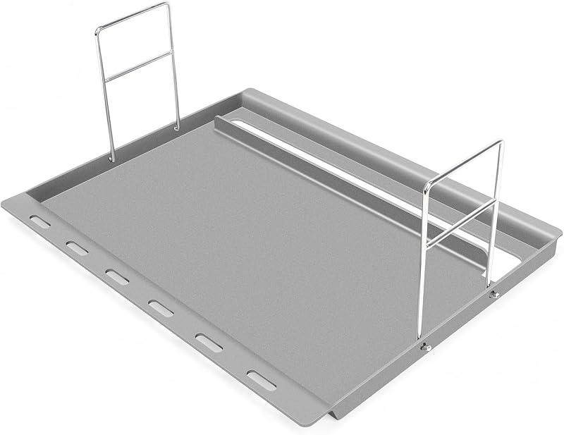 Denmay 58,6 x 44 cm Plancha Grillező Lap Weber Spirit 300 Sorozathoz - Univerzális Vaslemez E310 E320 E330 S310 S320 S330 Modellekhez