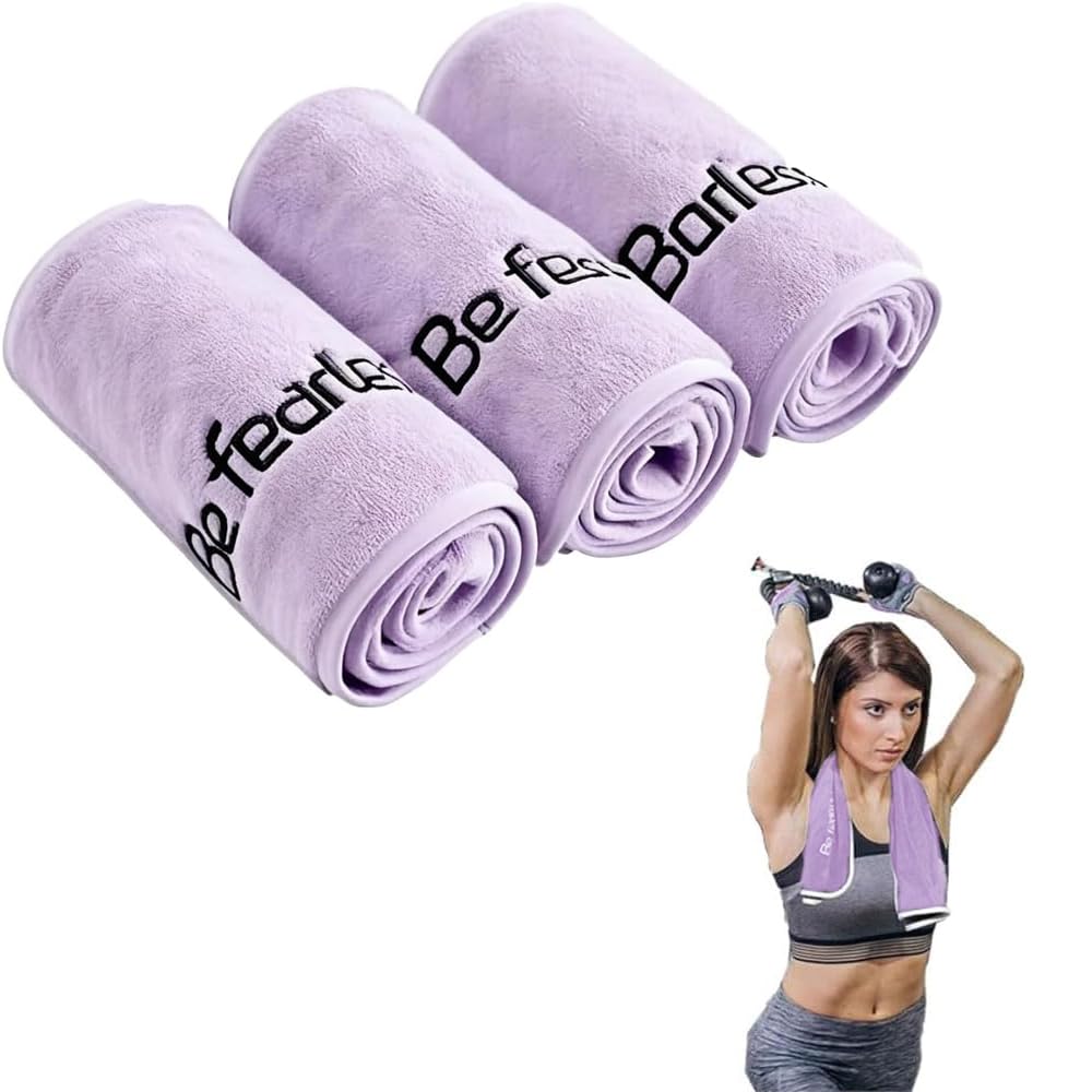 Oaygat 3-Pack Microfiber Gym Towels 35 * 75cm Quick-Dry Yoga Towels Sports Towel Ideal for Cardio Cycling Strength Training Running Perfect for Outdoor Athletes Comes with Mesh Carry Bag