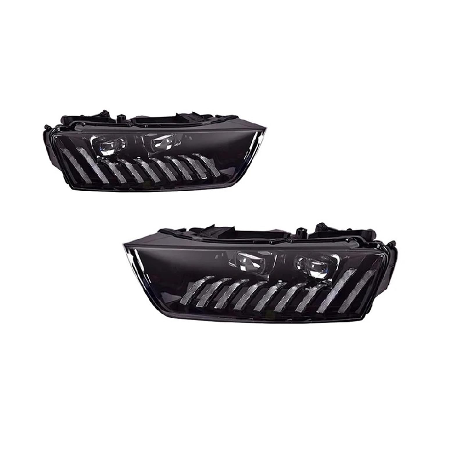 Pasuje do Au//di Q3 13-18 w pełni Led DRL reflektor samochodowy montaż sygnału akcesoria samochodowe zmodyfikowana lampa stylizacja reflektory LED(FOR ORIGINAL XENON_2PCS)