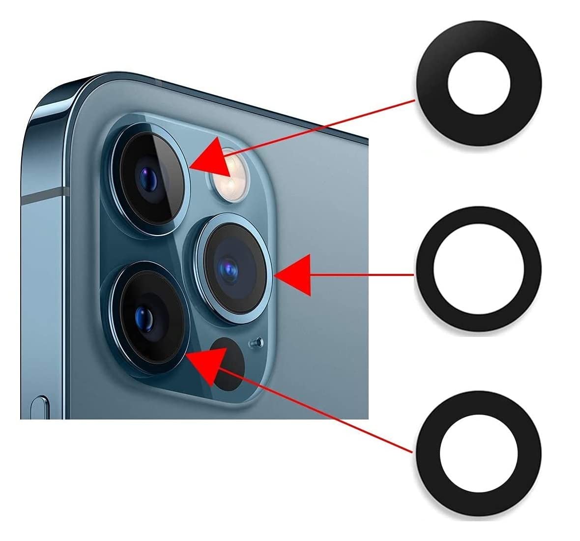 Kyrahh Iphone 11 Rear Camera Glass Replacement Kyrahh Mobile Back