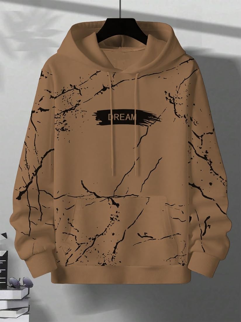 Buy JVX Unisex-Adult Regular Fit Wool Blend Neck Hooded Sweatshirt