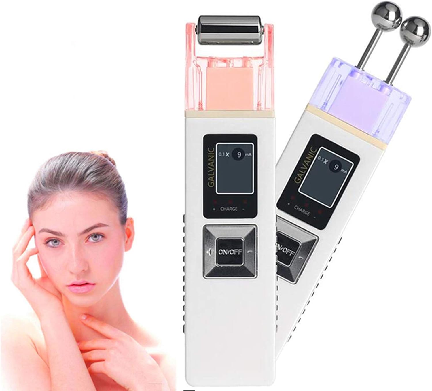 NSWD Ion Galvanic Facial Machine with Case Anti-Aging Galvanic Roller Skin Care Spa Galvanic Microcurrent Skin Firming Machine, for Skin Care Spa Salon : Beauty & Personal Care
