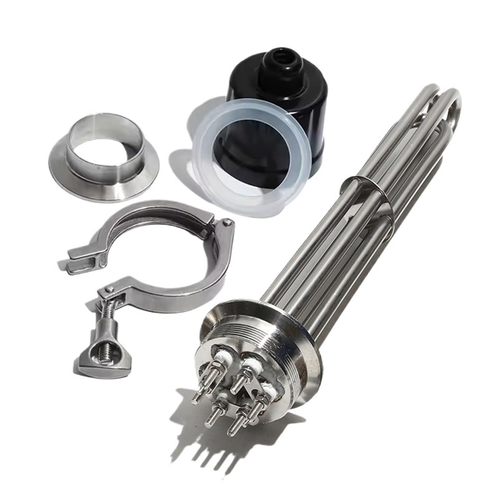 Dreiphasiges elektrisches Heizelement, 380 V, G2, 63 mm, Widerstand des Bierbrauses, mit Dreifachklemme mit Kupplung, 3 kW, 4,5 kW, 6 kW, 9 kW, 12 kW (Type 3,380 V, 9 kW, 290 mm)