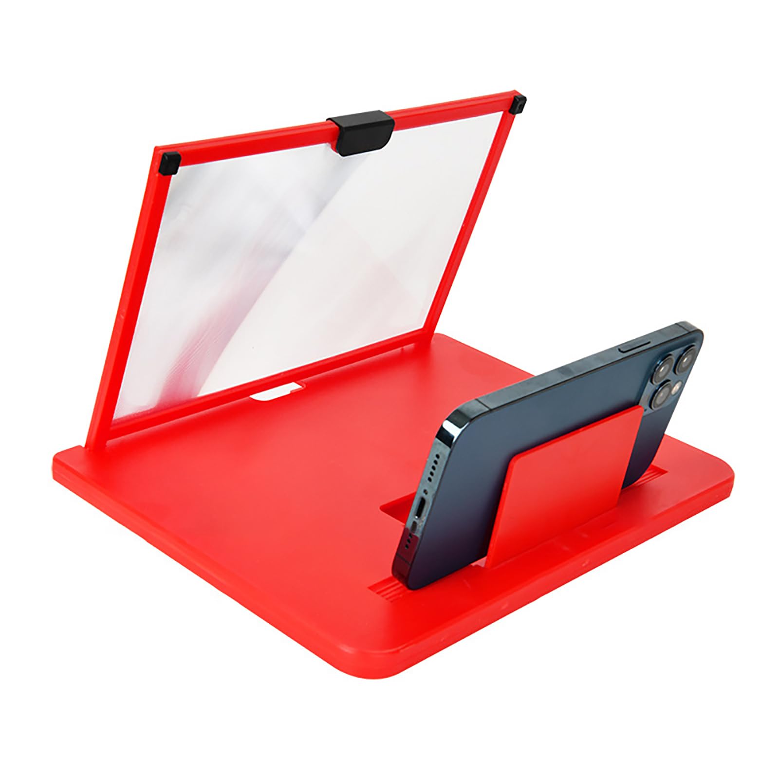 10in / 12in Magnifier Glass for Movie Video Game Phone Screen Amplifier Stand Projector Screen Enlarger Stand