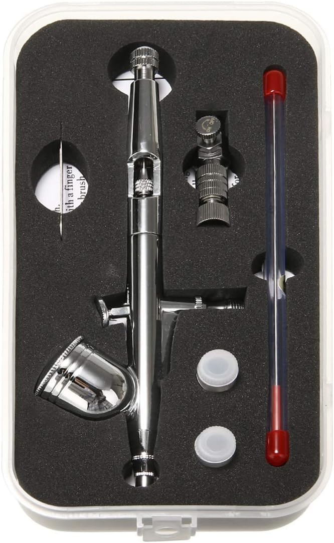 BUYTER 130T 0.2/0.5mm Spray Tool Dual Action Gravity Feed Airbrush DIY for Art Paint Tattoo Tools Kit