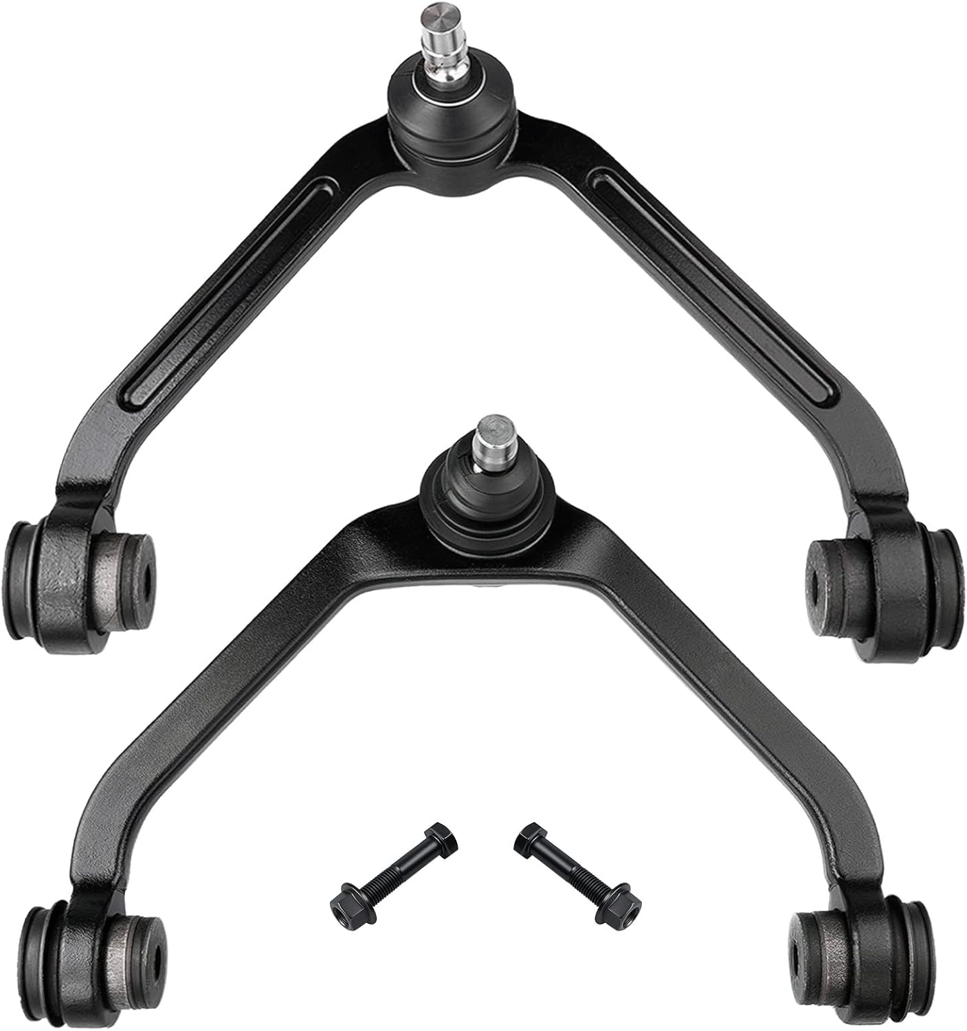 TUCAREST 2Pcs K8708 K80068 [1 PC Design;For Spring:Torsion Bar] Front Upper Control Arm and Ball Joint Assembly Fit For 95-01 Ford Explorer, 98-11 Ranger /98-08 Ma-zda B3000 B4000 /97-01 Mountaineer