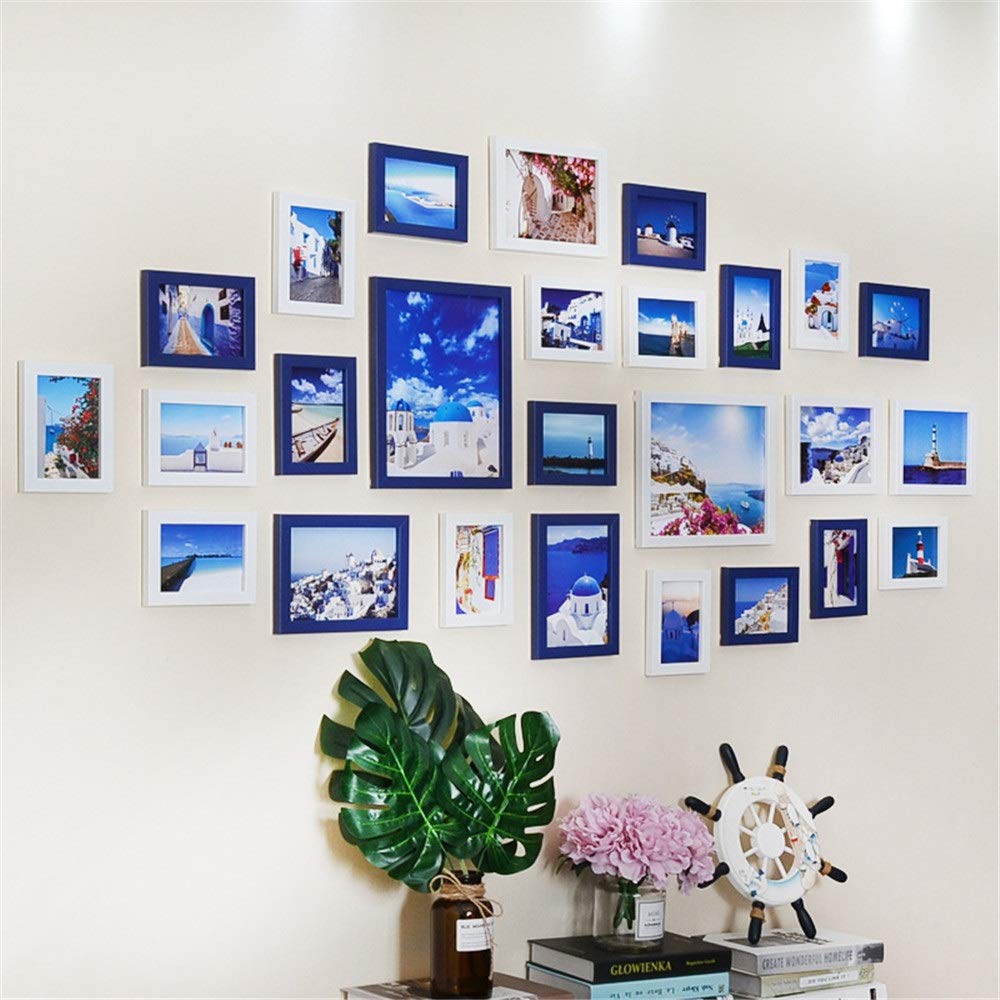 Amazon.co.jp: 壁掛け 額縁 セット 写真の壁掛けの26 PCSリビング