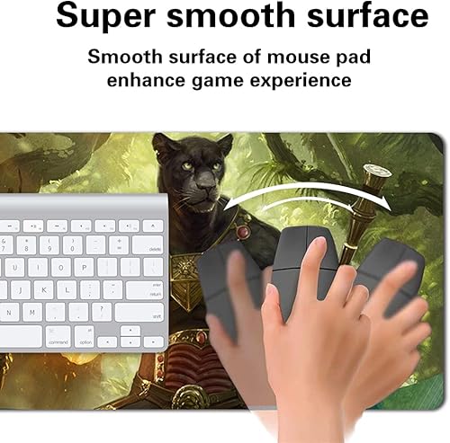 Miniatura 4 de LIUYANZE Juego de mesa TCG Playmat tamaño 23.6 x 13.8 in, alfombrilla de mouse compatible con MTG CCG RPG juego de cartas coleccionables (Lord