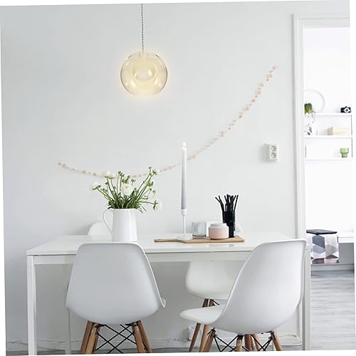 Miniatura 4 de Lámpara de globo de vidrio Sombra Lámpara Bola en bola Pantalla de vidrio Pantalla de vidrio Pantalla de lámpara de araña Sombras Hilo G9 Cubierta