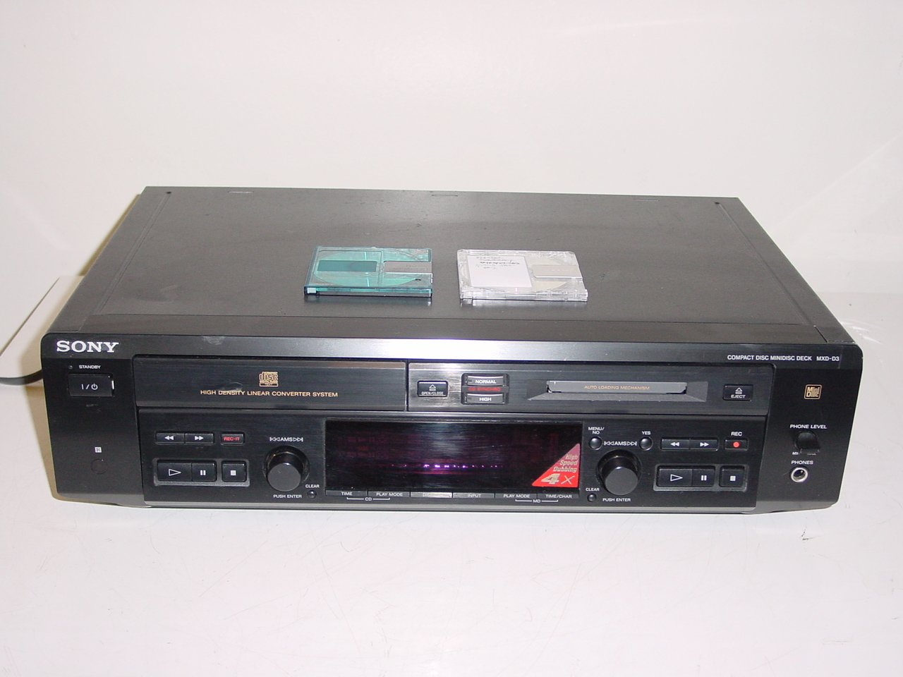 Sony mxd-d3 Disco compacto MiniDisc Deck : Amazon.com.mx: Electrónicos
