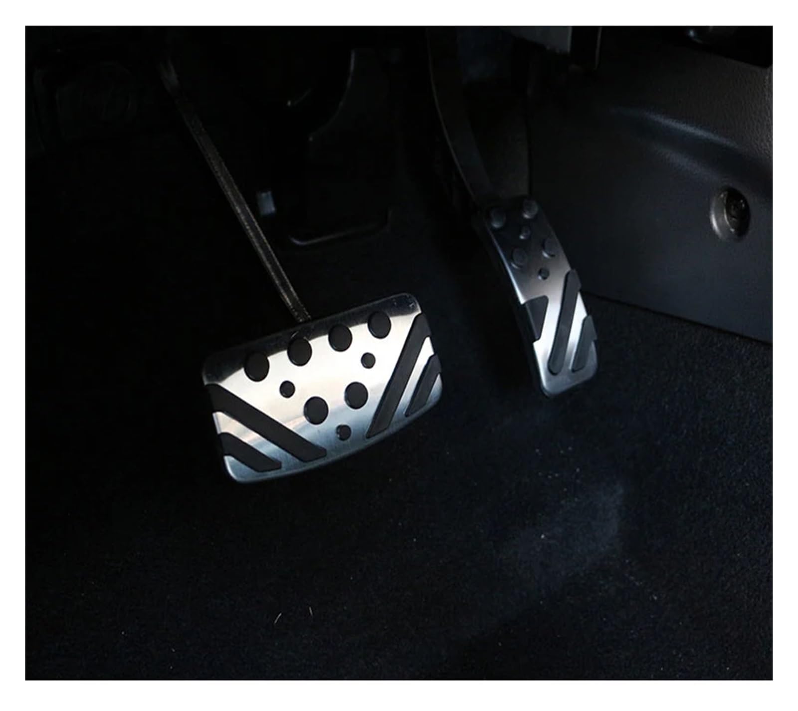 Revêtement De Pedale De Frein Couvre-Pédales Frein/Embrayage Ford Focus III & Kuga MK2 - Caoutchouc Noir - Installation Facile Couvre Pedale De Frein Caoutchouc