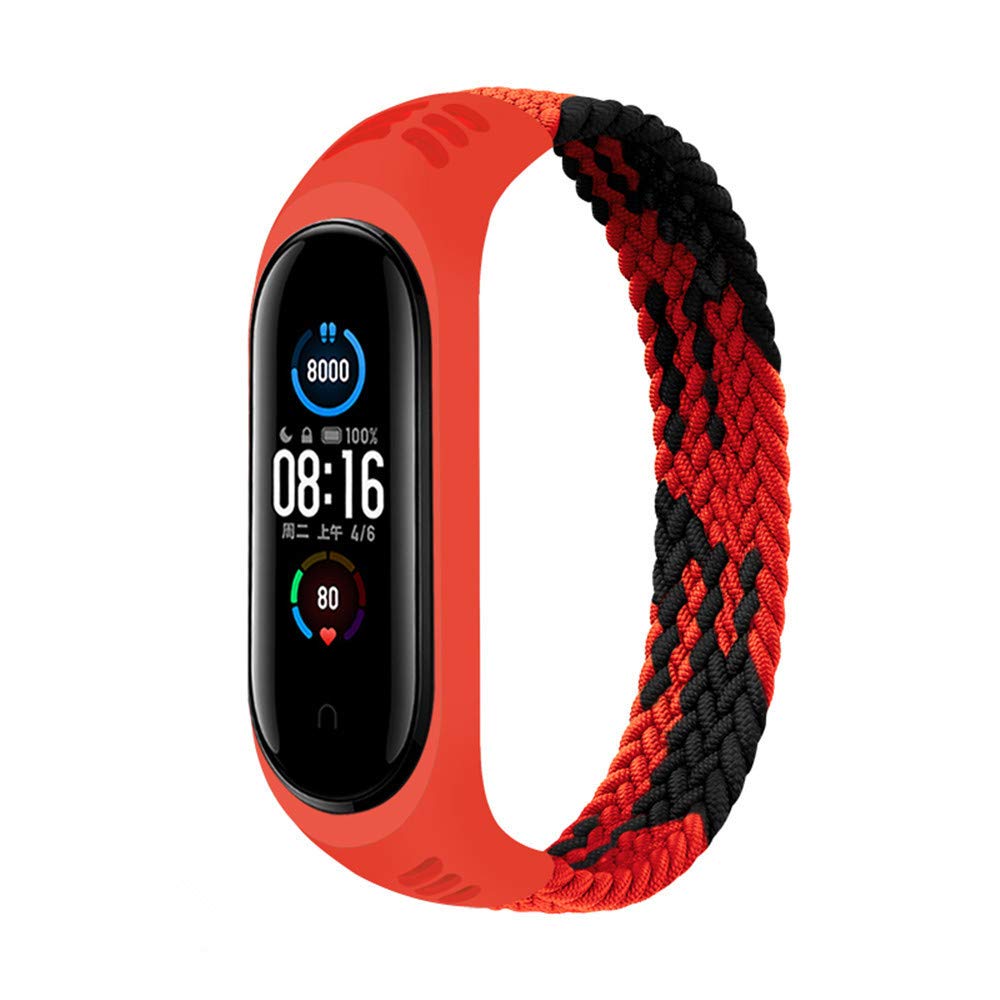 Elastisches Nylon-Armband Für Xiaomi Mi Band 7/6/5/4 – Geflochten, Dehnbar, In 16 Farben, Einfach Zu Wechseln