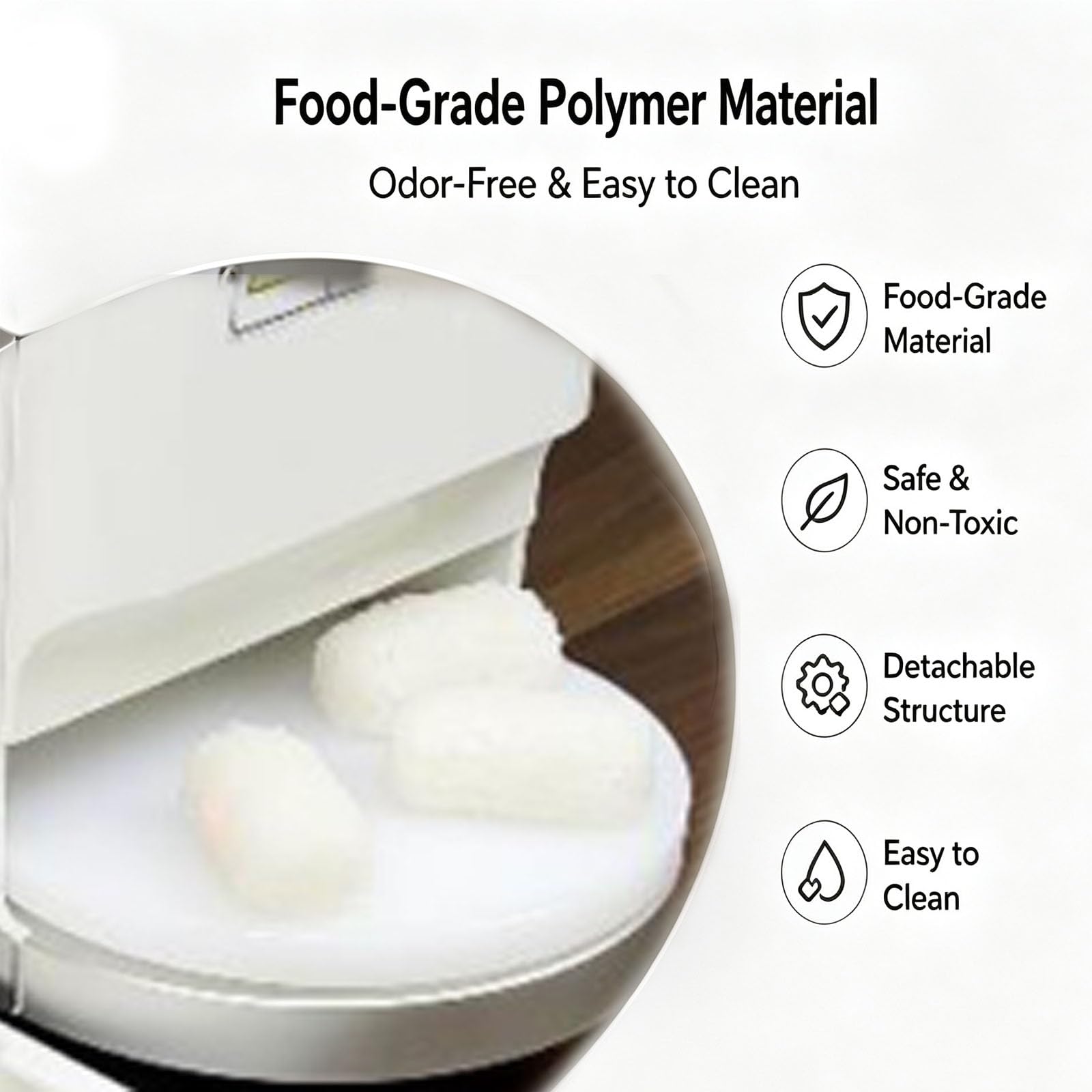 Sushi-Maschine, Gewerbliche Automatische Nigiri-formmaschine, 1200–1500 Stück Pro Stunde, Einstellbare Reisdichte, Sensor-abschaltautomatik, EIN-knopf-bedienung, Für Japanische Restaurants