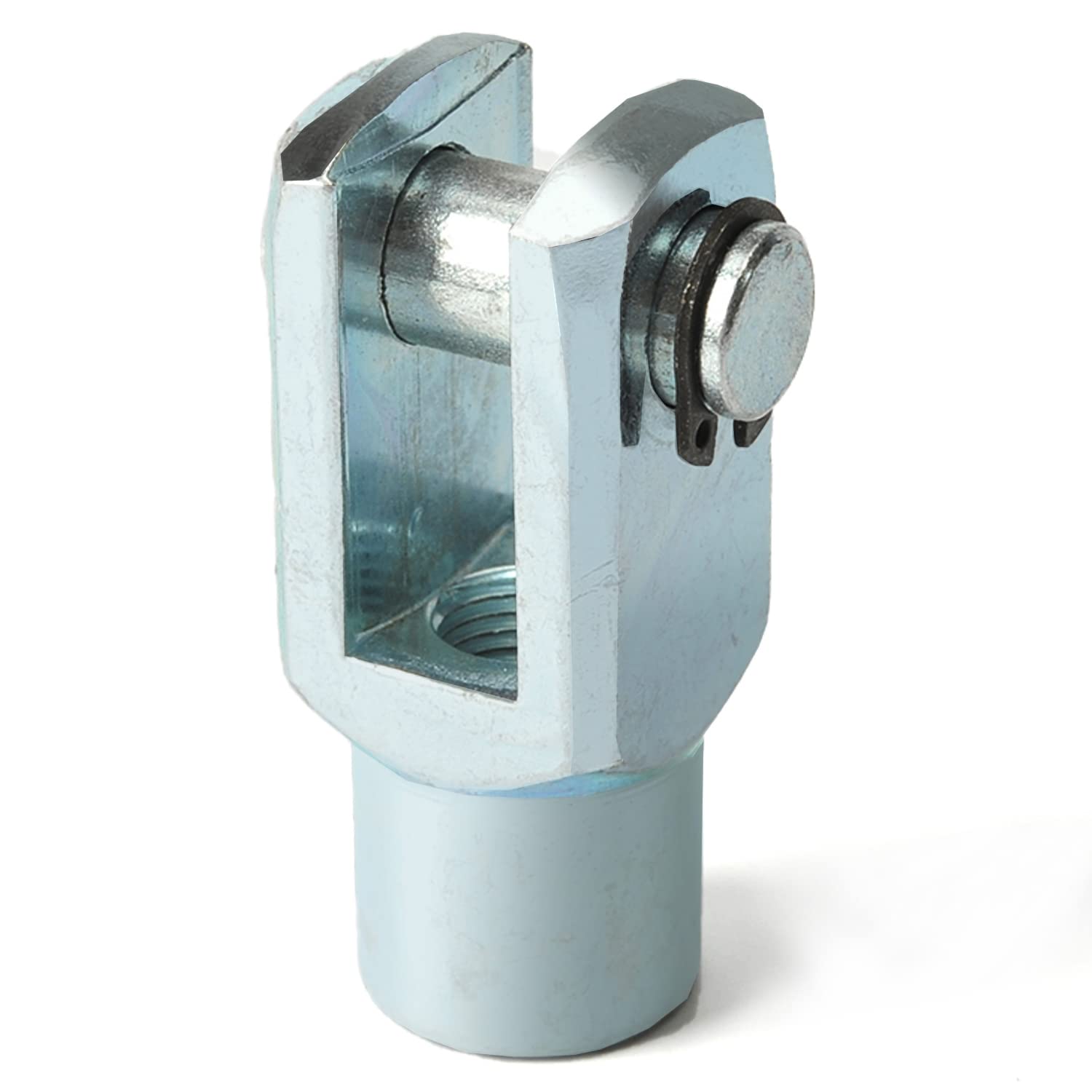 Heyiarbeit 5Pcs Air Cylinder Rod Clevis End 52mm Length M10x1.25 Female Thread Y Connector