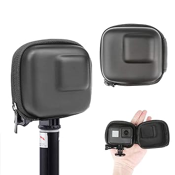 TASLAR Mini EVA Box Portable Storage Bag Carrying Protective Pouch Cover Accessories Hard Shell Travel Case for GoPro Hero 10 Black Action Camera / 9 / 8 / 7 / 6 / 5 / 4, DJI OSMO Action Camera / Xiaomi YI Action Camera