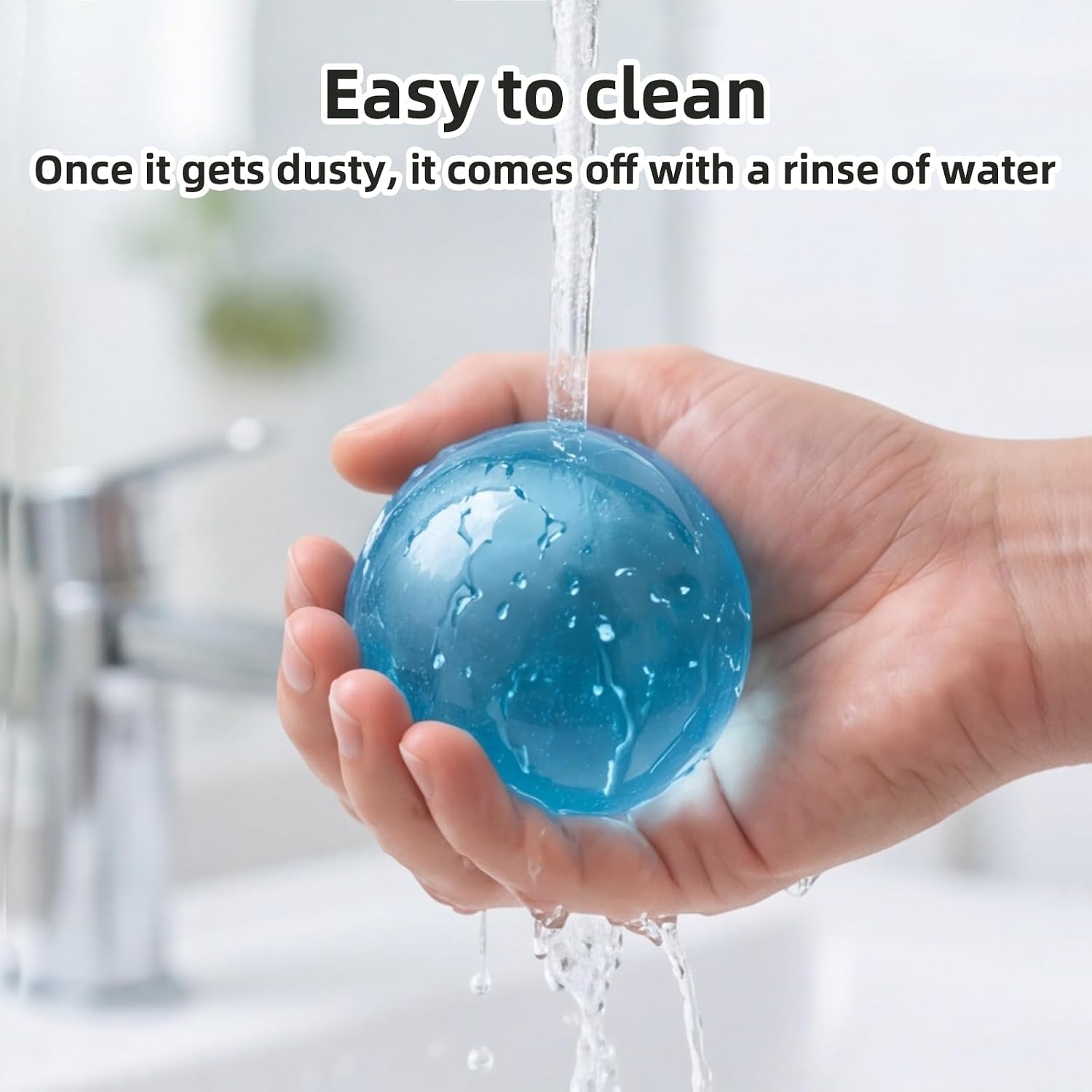 4 Pcs Coconut Oil Squishy, 2.4 Inch Handmade Coconut Oil Stress Ball, Non-Sticky & Easy to Clean, Squeeze Sensory Fidget Toys for Focus & Calm, Squishy Desk Gifts thumbnail