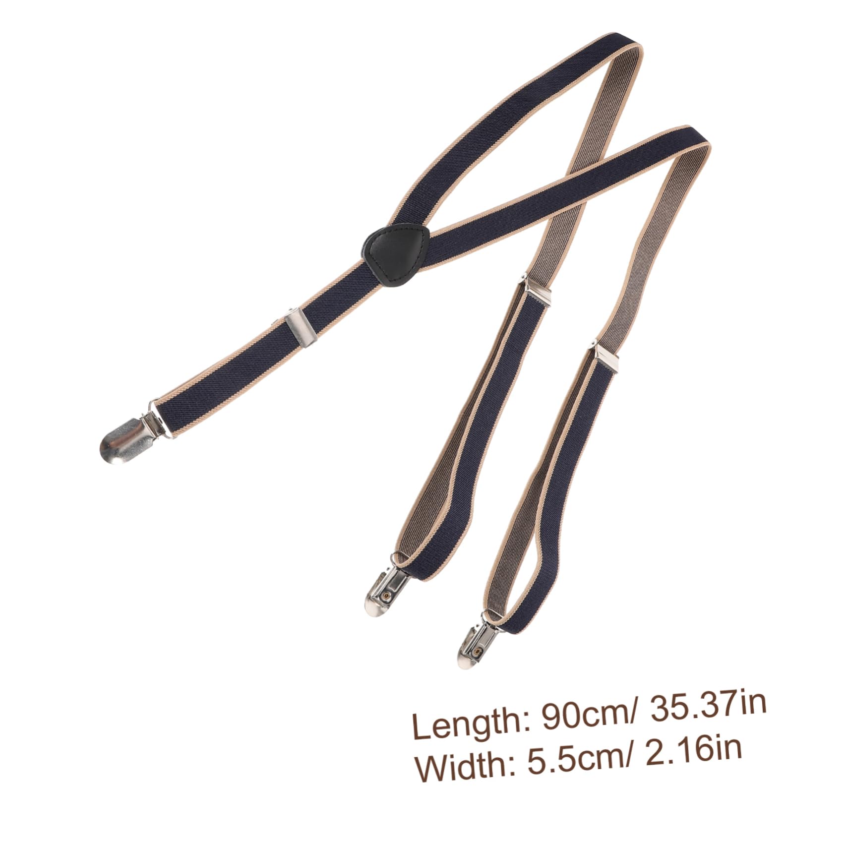 VALICLUD Adjustable Mens Suspenders for Pants and Jeans Men's and Women's Elastic Suspender Clip