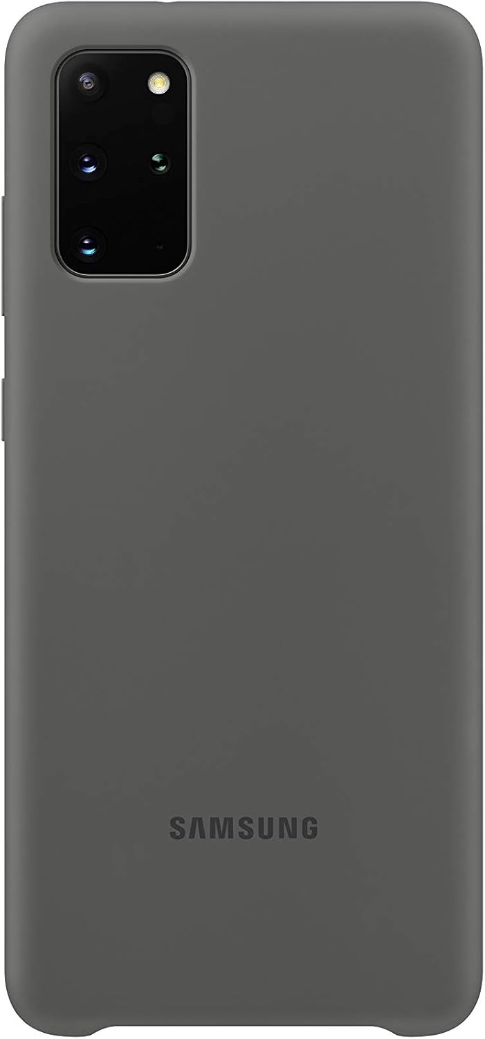 Samsung Galaxy S20+ Plus Case, Silicone Back Cover - Gray (US Version with Warranty) (EF-PG985TJEGUS)