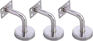 TLBBJ Bracket 3PCS Remplacement élégant escalier Main Courante Rampe d'escalier Rail Supports mixeurs for Hôtel Villa Restaurant Gym Office Building Durable in Use.