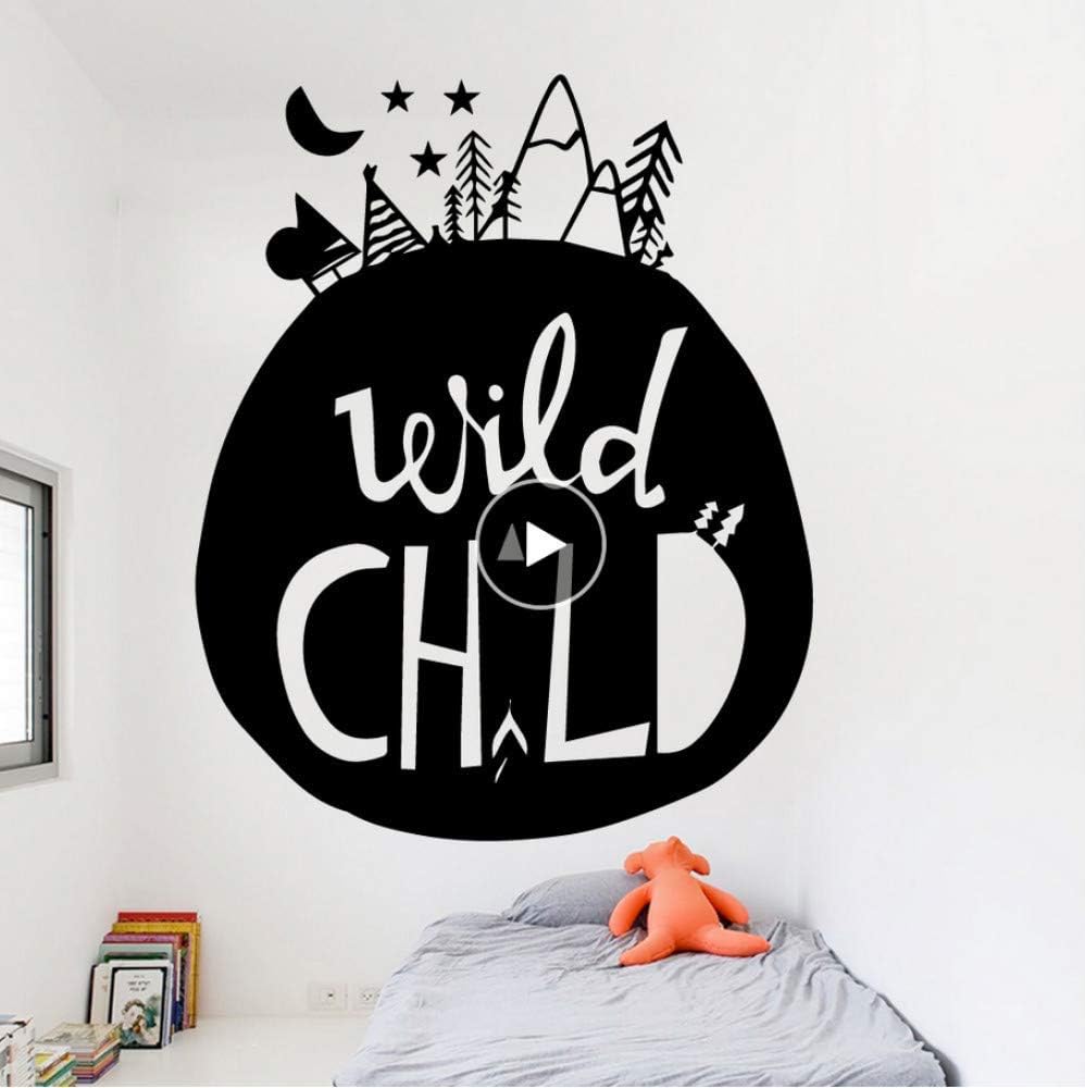 Vinyl Decals Moon Wall Stickers Modern Interior Art Wall