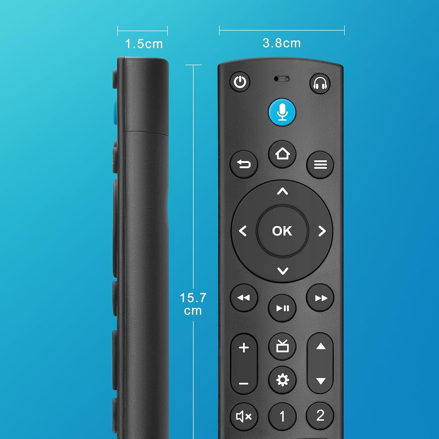 OMAIC Voice Remote Control dimensions