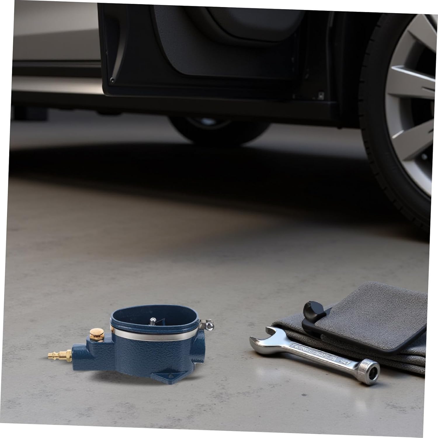 Pneumatic Spark Plug Cleaner Kit Fast Carbon Removal Air Sandblaster Tool for Efficient Spark Plug Cleaning in Automotive Engines Reusable Equipment for Professional Use