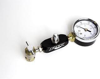 Fox Shocks 802-02-002-A Nitrogen Filler Gauge; Shrader Style; 0 - 600 psi;