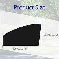 Vista 2 de Cortinas para Ventanilla de Auto, 2 Piezas de Cortinas de Privacidad para Auto, 100% Bloquean la Luz para Ventanillas de Auto, Protección Magnética