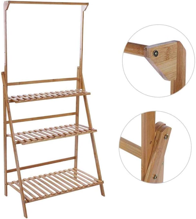 SIXRUN Multifunctional Plant Storage Rack Household, sturdy Easy Installation for Balcony Living Room