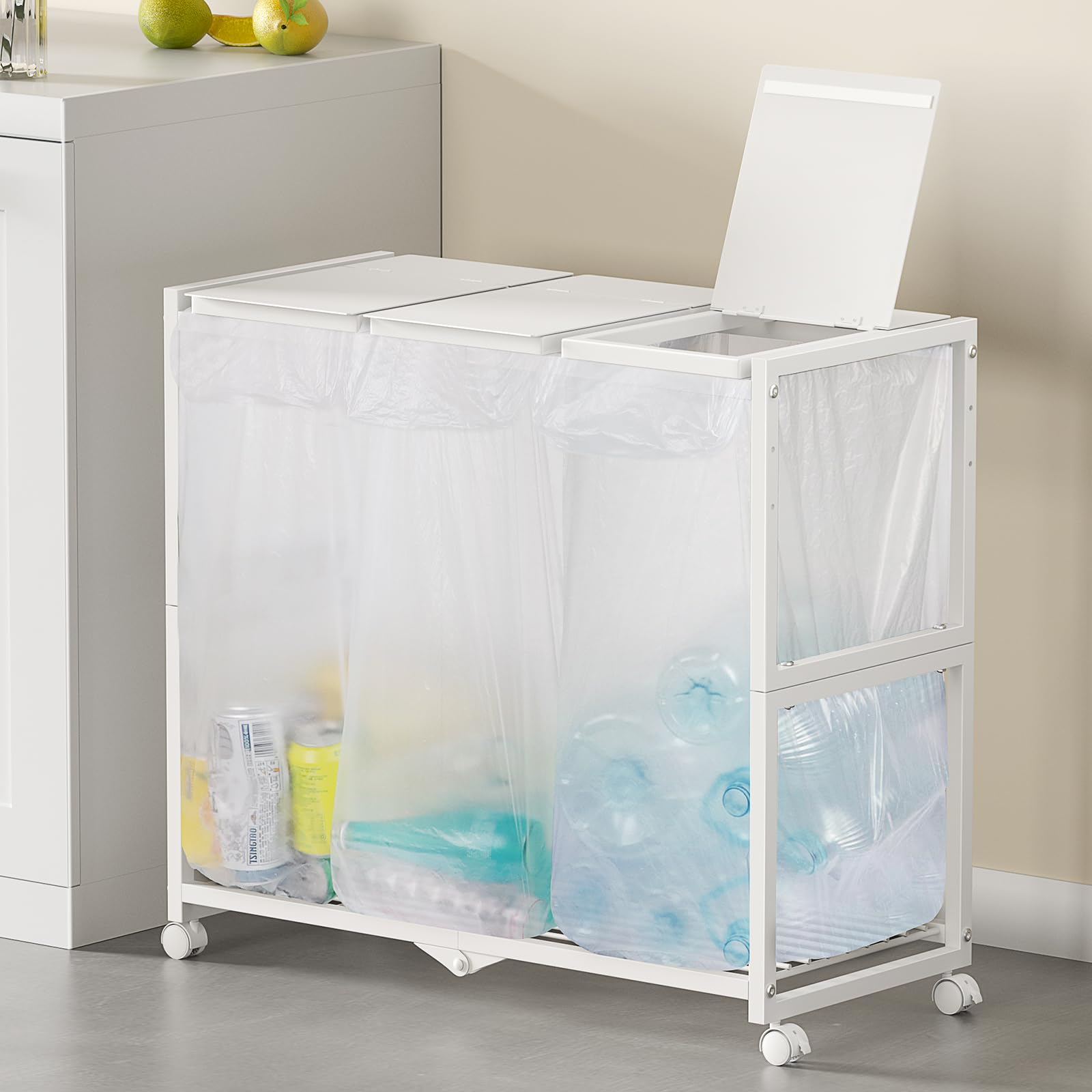 専用　tower 3SEPARATION DUST WAGON Amazon.co.jp: TTWO Trash Bin 3 Compartments, Dust Wagon