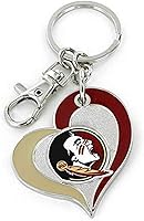 Vista 13 de aminco NCAA unisex-adulto Llavero de Corazón Espiral
