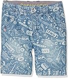 Boboli Jungen 503110-9494 Shorts, Blau (gestempelte Musikinstrumente), 116