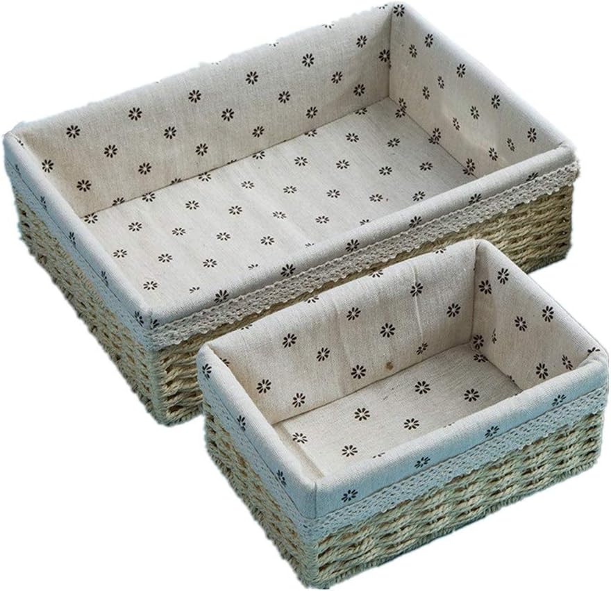 Dfghbn Storage Baskets Set mit 2 Aufbewahrungskörben aus