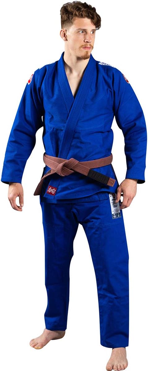 SCRAMBLE Athlete 4 Midweight 450gsm Brazilian Jiu-Jitsu Gi - A4 - Blue