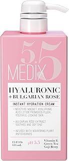 Medix 5.5 Hyaluronic Acid Skin Care Cream Moisturizer Face & Body Lotion W/ Bulgarian Rose. Intense Hydrating Cream Reduce...
