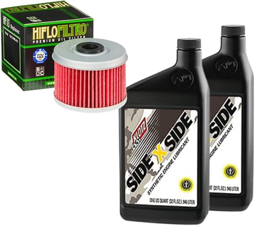 Kit de cambio de aceite y filtro para Honda 2013 TRX400X sintético 10W-30