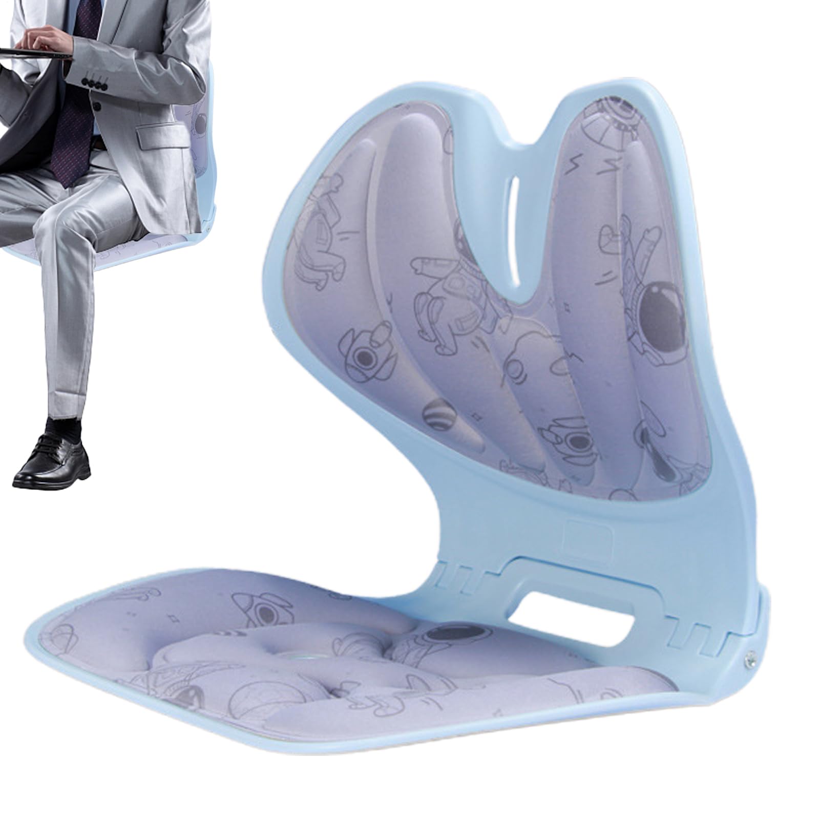 Silla de oficina en la parte inferior de la espalda – Silla lumbar, asiento de alivio para el dolor de espalda | Cojín lumbar para la espalda, cojín lumbar, cojín lumbar, cojín de apoyo lumbar, cojín