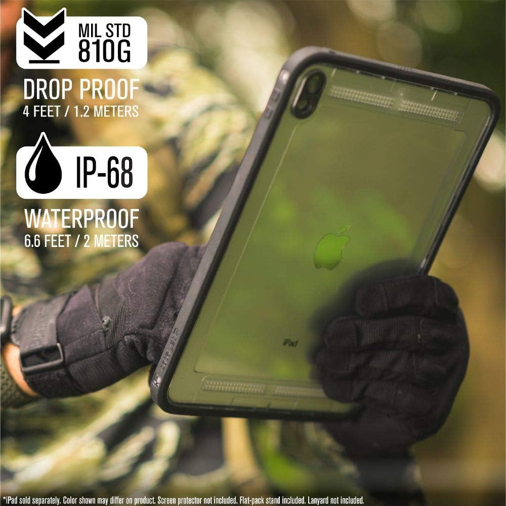 Review Discount Catalyst Waterproof iPad Case for iPad Pro 12.9 2018 - 1st gen, Waterproof 6.6 ft - Full Body Protection, Heavy Duty Drop Proof 4ft, Kickstand, Built-in Screen Protector Buy 2 get 3 Catalyst Waterproof iPad Case for iPad Pro 12.9 2018 - 1st gen, Waterproof 6.6 ft - Full Body Protection, Heavy Duty Drop Proof 4ft, Kickstand, Built-in Screen Protector