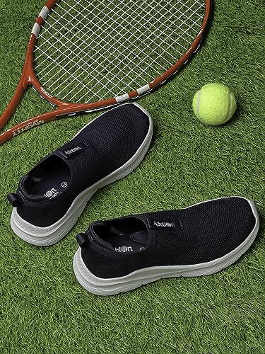 Image of Action | Athleo | WALKER-113 | Men's | Slip-On | Walking | Shoe | Breathable | Flexible | Lightweight | Comfortable | Sports | Shoes