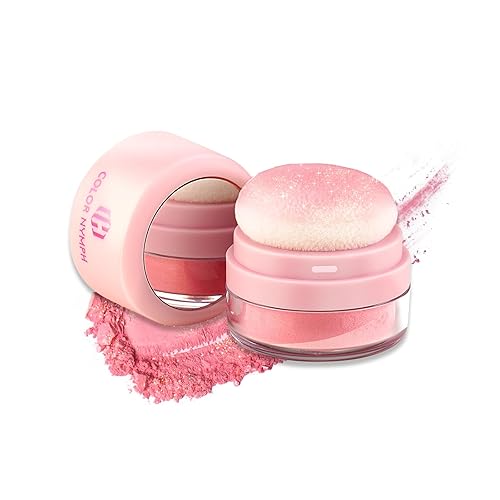 Color Nymph Cushion Blusher, Micro-Shimmer Face Blush For Cheek Mushroom