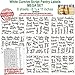 Talented Kitchen 135 Pantry Labels for Food Containers, Clear Preprinted Pantry Labels for Organizing Storage Canisters & Jars, White Cursive Numbers Stickers (Water Resistant)