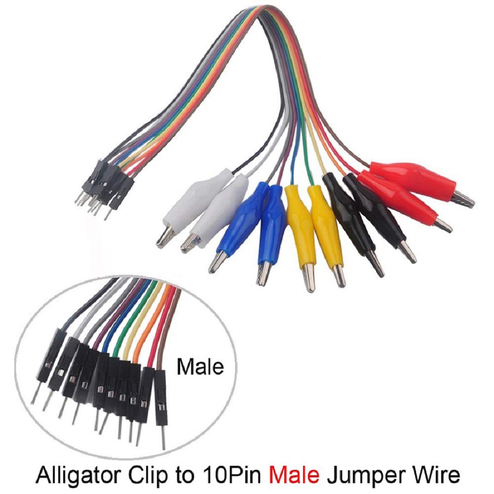 LED Strips Microbit Multimeters Alligator to Male and Female Jumpers