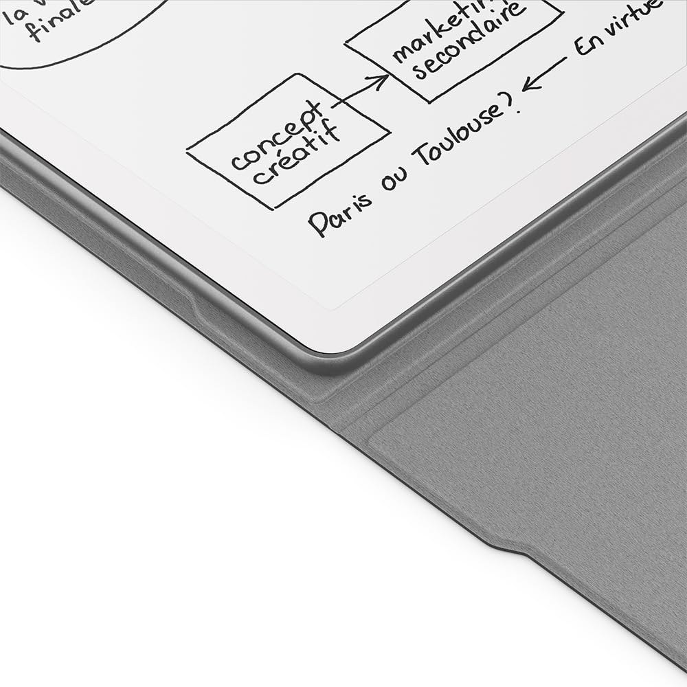 Nouvel étui à rabat avec système d'attache aimanté pour Amazon Kindle Scribe | Étui de protection élégant | Cuir premium